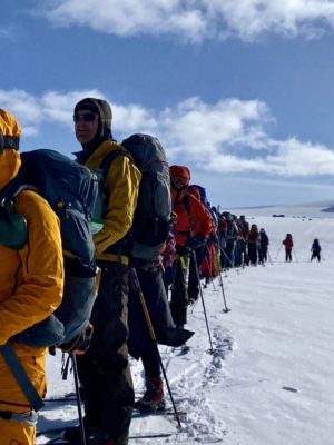 Drangajökull. Ferðaskíði