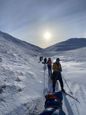 Skaftártunga. Ferðaskíði