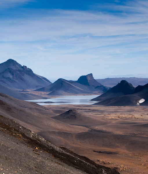 Jarlhettur endilangar. Fjallganga