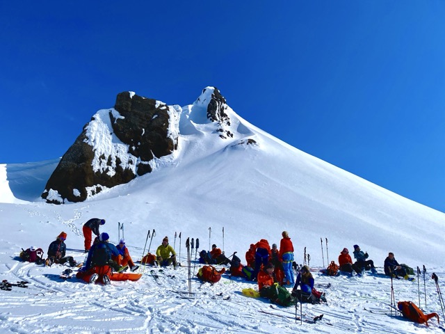 Yfir Tindfjöll. Fjallaskíði